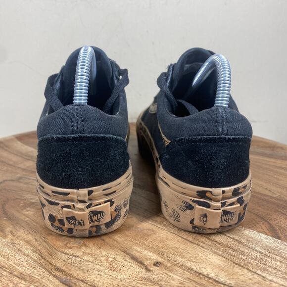 VANS Old Skool Platform Leopard Womens Animal Print Size 5.5 Platform Shoes - Picture 3 of 9